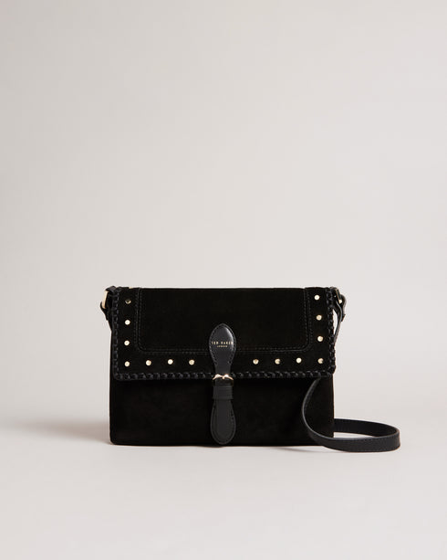 <P>Suede Studded Cross Body</P>